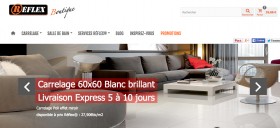 Réflex® présente son site de vente en ligne de Carrelage & Bain.