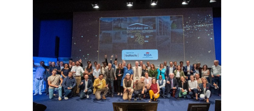 Le palmarès des trophées de la construction Batiactu 2026