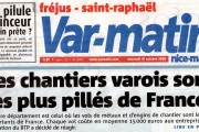 Le VAR département le plus pillé de France - 10/2008 VAR-MATIN
