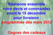 Promo " hors saison" sur les devis "sur mesure"