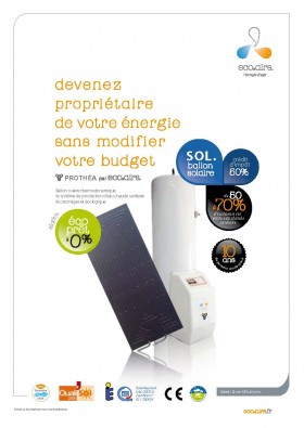 Chauffe-eau solaire thermodynamique prothéa