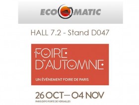 Ecomatic à la Foire d'Automne - Bilan