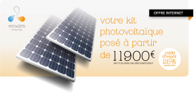 Kit solaire photovoltaique posé à partir de 11.900
