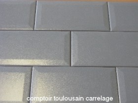 Nouveauté : carrelage Metro gris métal