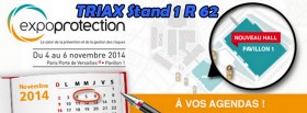 TRIAX participe aux salons Expoprotection et Emballage / Manutention à Paris