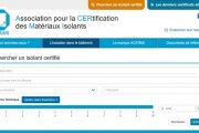 L’ACERMI lance un nouveau moteur de recherche sur Internet pour trouver un isolant certifié