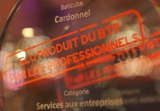 "Elu produit du BTP par les professionnels"