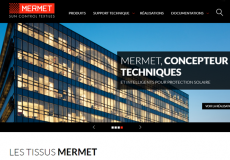Le fabricant de toiles pour stores Mermet revisite totalement son site