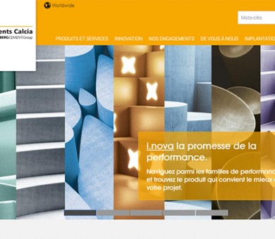 Ciments Calcia présente son nouveau site