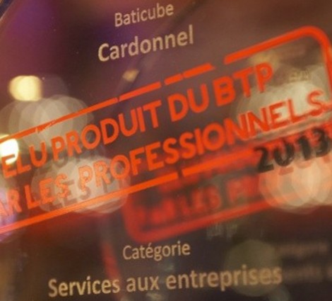 "Elu produit du BTP par les professionnels"