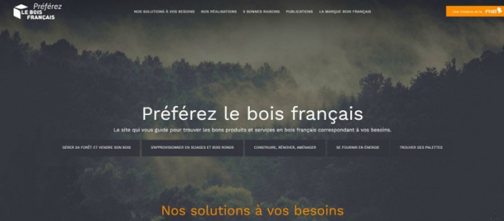 Bois-Français : Un nouveau site pour promouvoir la marque auprès des professionnels