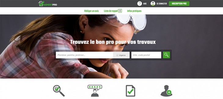 VraimentPro, le nouvel outil en ligne de recherche et de recommandation d’artisans