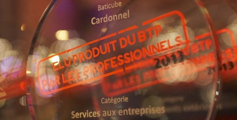 "Elu produit du BTP par les professionnels"