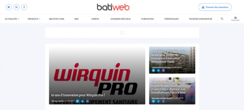 Batiweb.com profite de 2019 pour faire peau neuve !