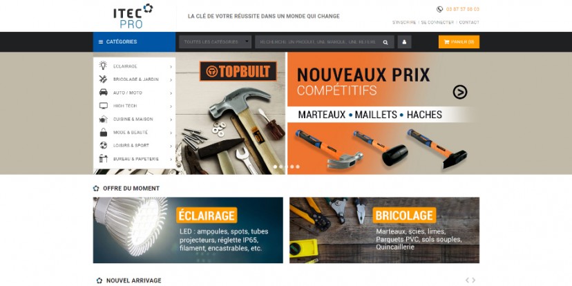 Le grossiste professionnel en ligne ITEC PRO se lance