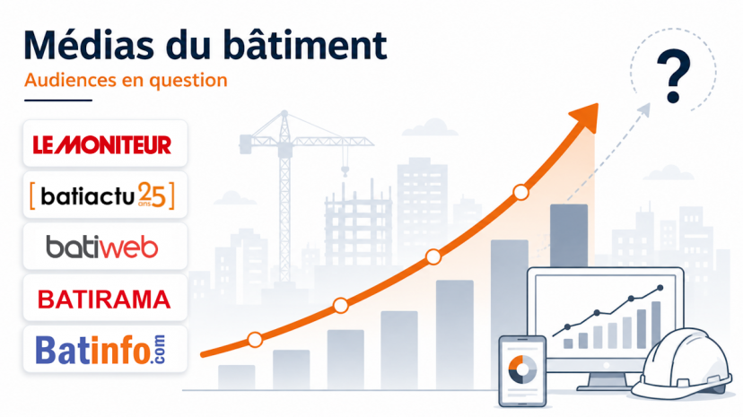 Medias web du bâtiment :le point sur les audiences et les chiffres annoncés