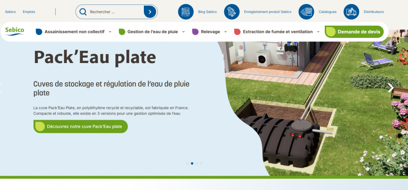 Un nouveau site internet pour SEBICO