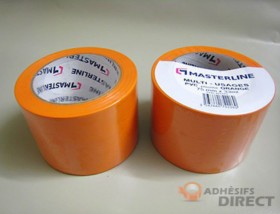 Adhésif PVC Orange - 75mm x 33m